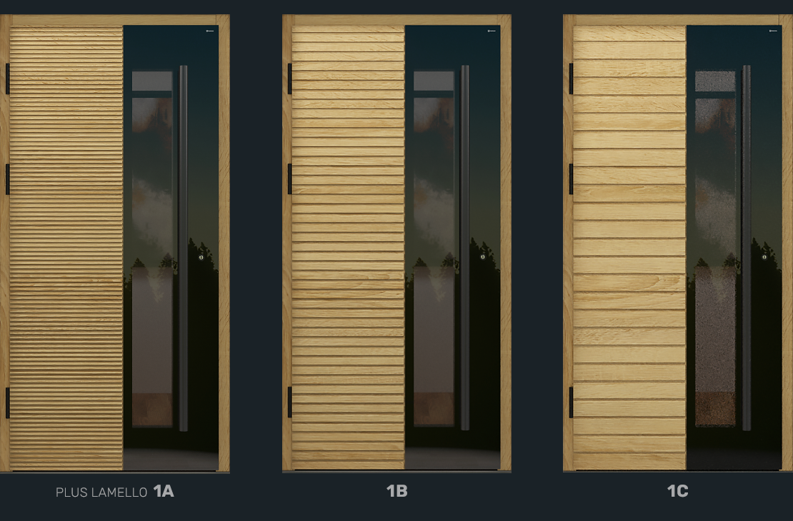 Drzwi wejściowe Top Design PLUS LAMELLO